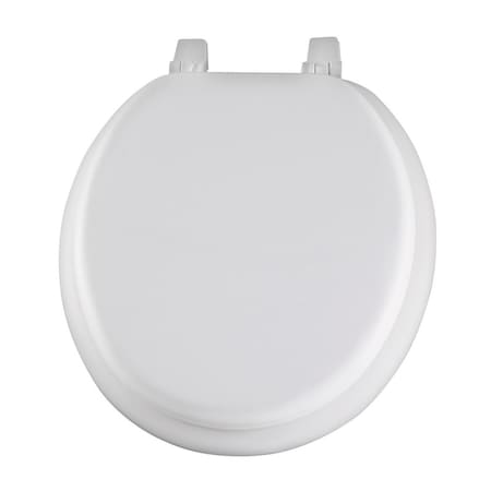 Mayfair Mayfair by Bemis Round White Vinyl Toilet Seat 11-000